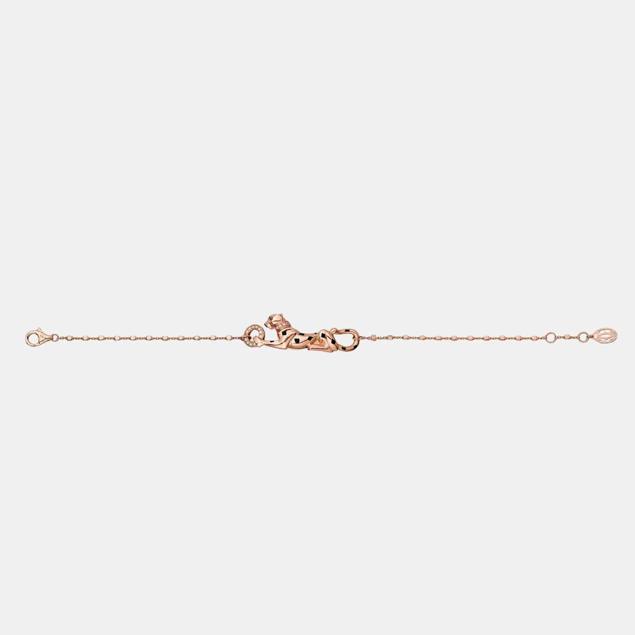 Bracelet Panthère Or rose Diamant