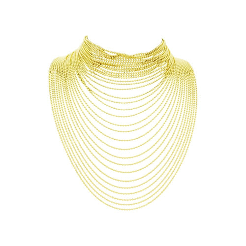 Collier Cartier Draperie - Collier en or jaune 750 58 Facettes 35233
