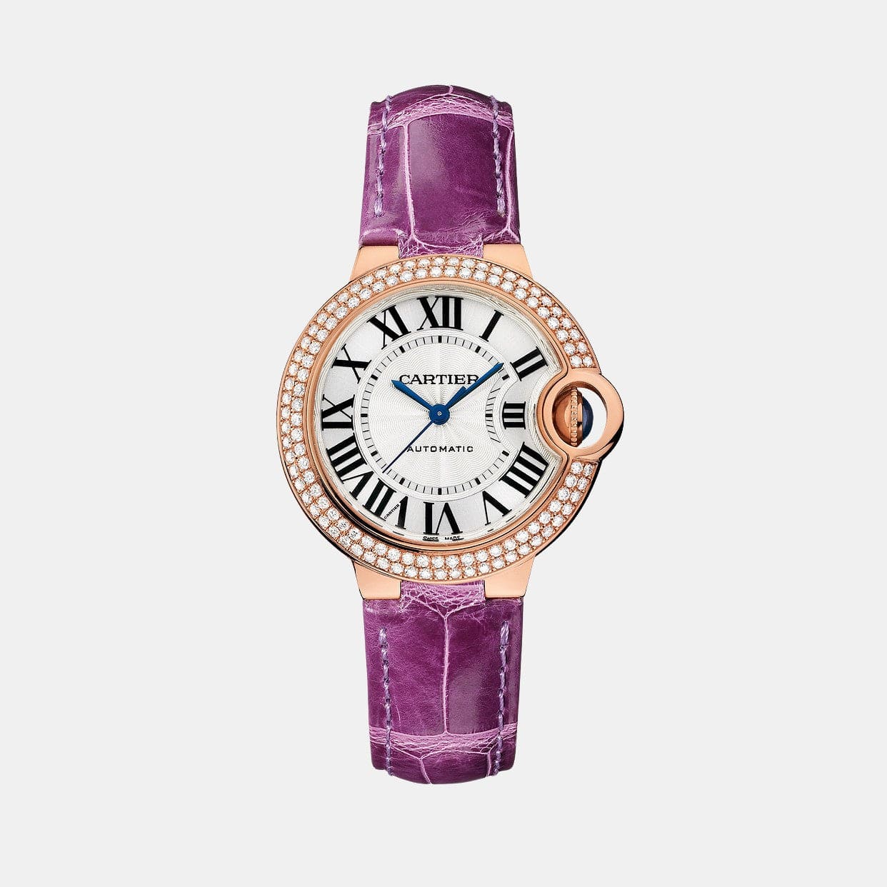 Montre Ballon Bleu de Cartier Or rose Diamant