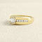 Bague 51 Bague jonc bombée en or jaune 750 et diamants 58 Facettes OC-61E00511