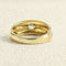 Bague 51 Bague jonc bombée en or jaune 750 et diamants 58 Facettes OC-61E00511