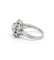 Bague 58 / Blanc/Gris / Or 750 et Platine 950 Bague Marguerite Diamants 58 Facettes 230107R