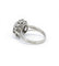 Bague 58 / Blanc/Gris / Or 750 et Platine 950 Bague Marguerite Diamants 58 Facettes 230107R