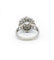Bague 58 / Blanc/Gris / Or 750 et Platine 950 Bague Marguerite Diamants 58 Facettes 230107R