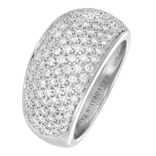 Bague 51 Mauboussin C'est Toi La Star - Bague en or blanc et diamants 58 Facettes 61E00480