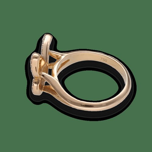 Bague 55 Messika Butterfly - Bague en or rose 18 carats et diamants 0,30 ct 58 Facettes FB10264