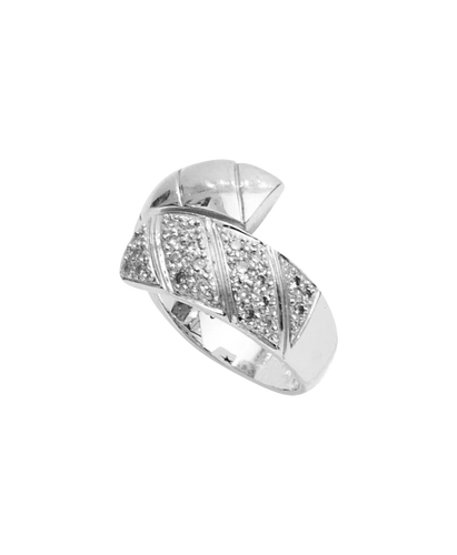 Bague 55 Bague en or blanc 18K avec diamants 58 Facettes BO220131/WHITEGOLDDIAMONDRING/PHOTO