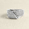 Bague 58 Bague en or gris 18 carats et diamants naturels 58 Facettes 61E00491