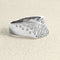 Bague 58 Bague en or gris 18 carats et diamants naturels 58 Facettes 61E00491