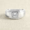 Bague 54 Bague alliance en platine 950 avec diamant rond 0,70 ct 58 Facettes 61000373