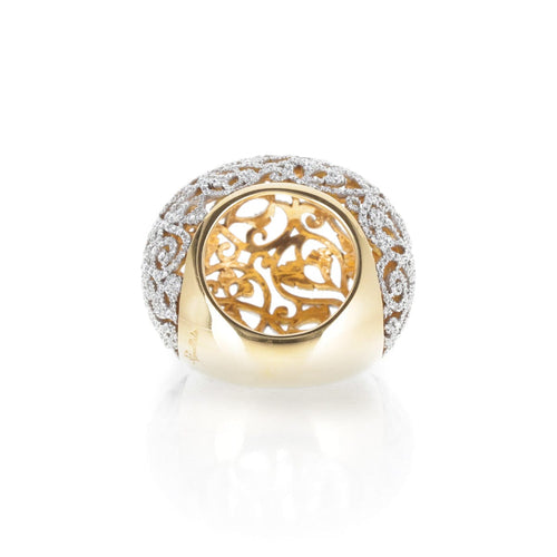 Bague 54 Pomellato Arabesque - Bague en or rose 18k et diamants 58 Facettes 2.18494