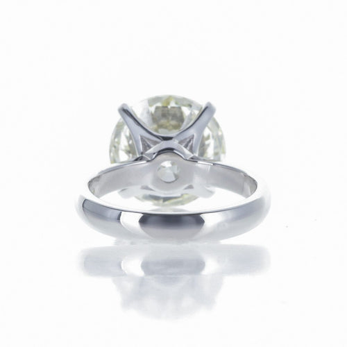 Bague 54 Bague solitaire diamant 7,66 ct en or blanc 18 carats 58 Facettes 2.18849