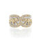 Bague 54 Bague motif panthère en or jaune 18 K et diamants 58 Facettes 2.17639
