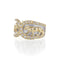 Bague 54 Bague motif panthère en or jaune 18 K et diamants 58 Facettes 2.17639