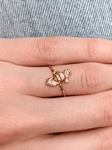 Ring 53 Allégorie-ring i 18k gult gull 58 Facettes BG1627