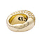 Bague 52 Dior Poulette - Bague bombée en or jaune sertie de diamants 58 Facettes 32983