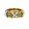Bague 56 Bague motif corde en or jaune 18 carats et diamants 58 Facettes