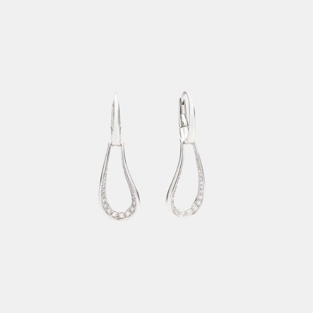 Boucles d'oreilles Fantina Or blanc Diamant 0.5ct