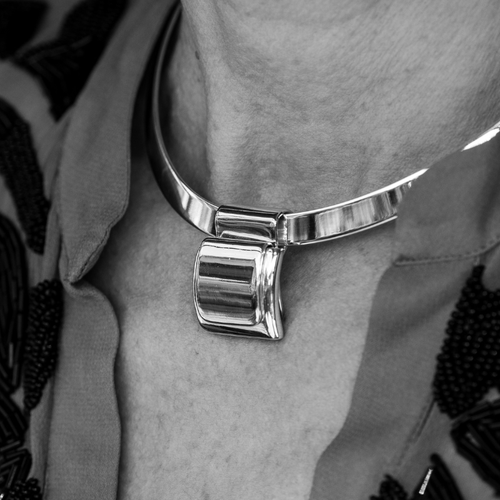 Collier Hermès - Collier Pliage en argent 58 Facettes 50227