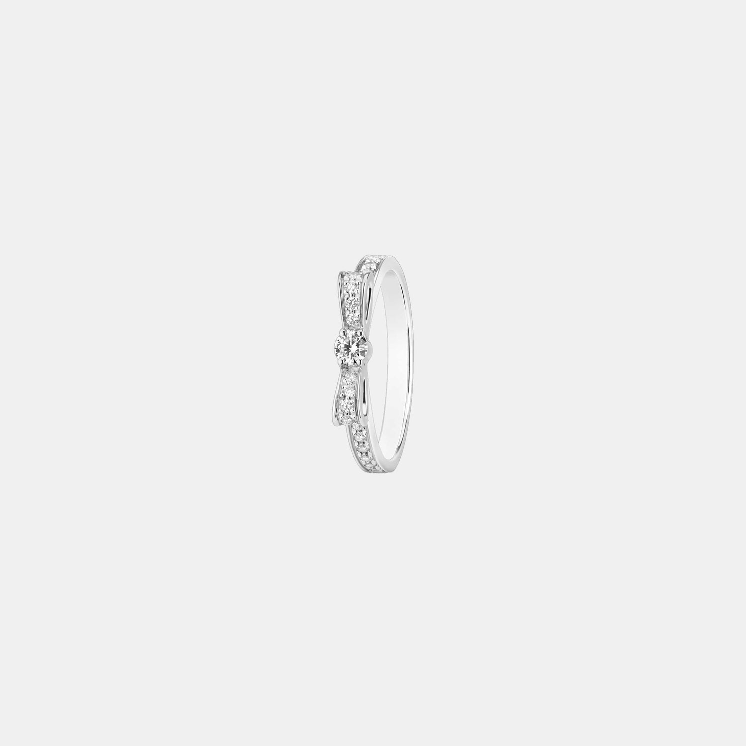 Bague Ruban Or blanc Diamant