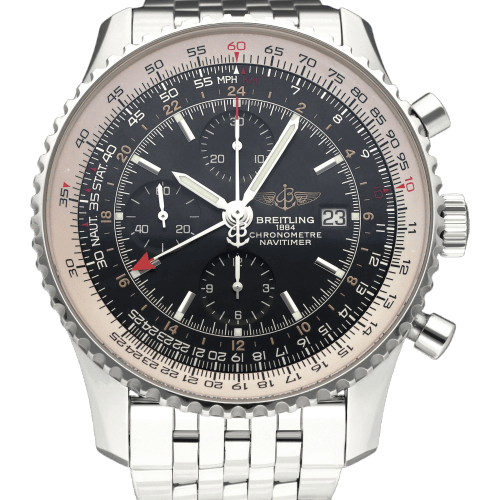 Orologio Breitling Navitimer World - Orologio automatico in acciaio A24322 58 Facettes BTL/NVT/062