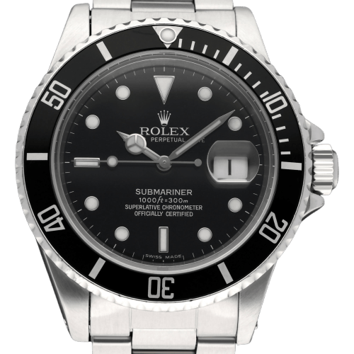 Rolex Submariner Date 16800 ur - Automatisk stålur (1982) 58 Facettes ROL/SUB/044