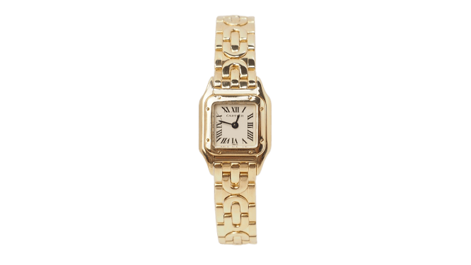Montre Cartier Mini Panthère - Montre en or jaune 18 kt, réf. 1130 58 Facettes 32737