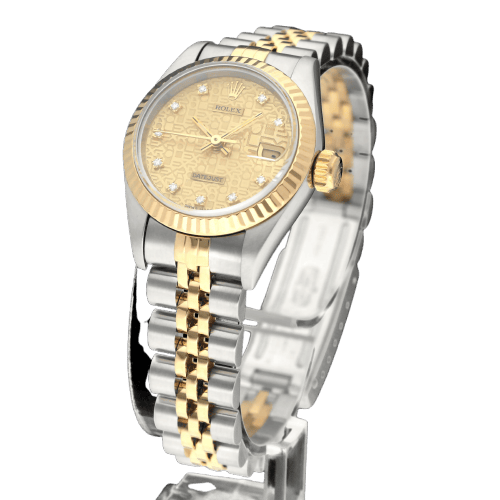 Montre Rolex Lady-Datejust 69173G - Montre dame Holicon Dial 26 mm, boîte et papiers (1995) 58 Facettes ROL/LDJ/579
