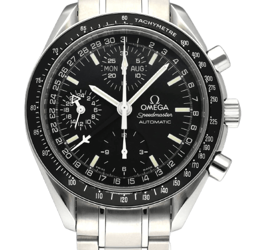 Ceas Omega Speedmaster Day-Date - Ceas automat din oțel 39 mm, ref. 3520.50.00 58 Facettes OMG/SPE/466