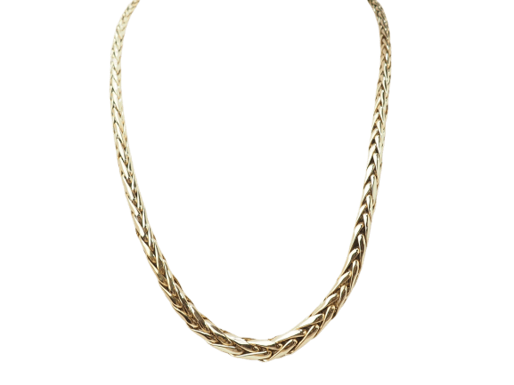 Collier Collier maille palmier en or jaune 18 kt 58 Facettes 33252