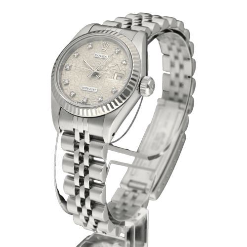 Rolex Lady-Datejust 69174G ur - Dameur 26 mm, 1993 58 Facettes ROL/LDJ/490