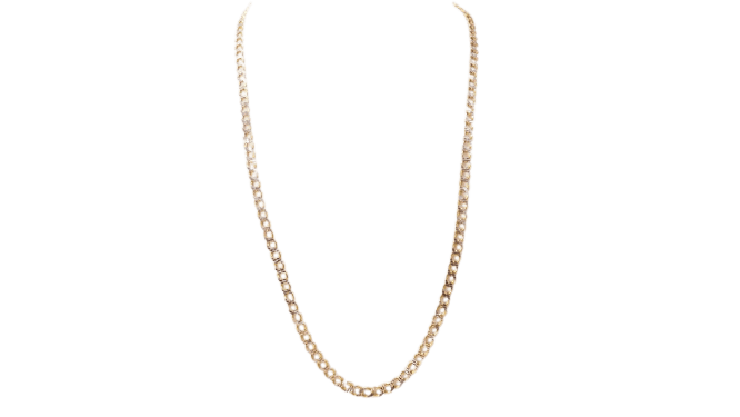 Collier Collier maille fantaisie en or jaune 18 K 58 Facettes 31084