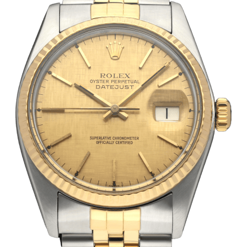 Rolex Datejust 16013 klokke - 36 mm klokke med lin urskive 58 Facettes ROL/DJ1/1200