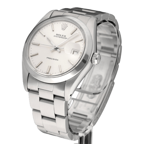 Reloj Rolex Oyster Precision - Reloj de acero ref. 6694 (1982) 34 mm 58 Facettes ROL/OPR/173