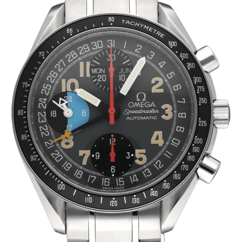 Orologio Omega Speedmaster Day Date - Orologio 39 mm acciaio rif. 3520.53.00 (1998) 58 Facettes OMG/SPE/543