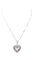 Collier Collier pendentif multi-cœurs en or blanc 18 ct et diamants 58 Facettes 21089