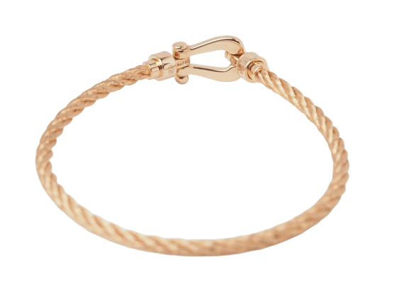 Bracelet Fred Mini Force 10 - Bracelet en or rose 18 ct et diamants 58 Facettes 33587