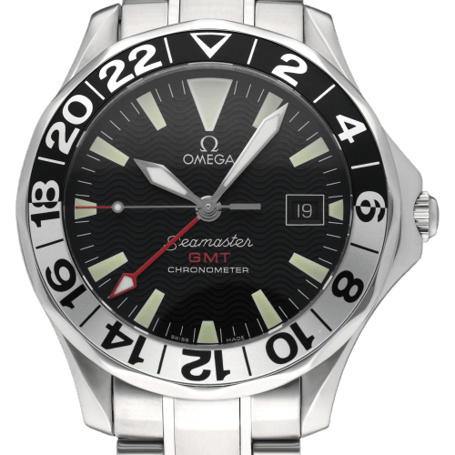 Omega Seamaster GMT Watch - Automatic watch ref. 2234.50 steel 41 mm 58 Facettes