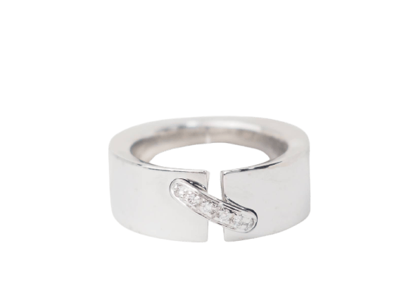 Bague 45 Chaumet Lien - Bague en or blanc 18 ct et diamants 58 Facettes 30880