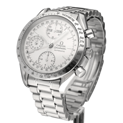 Ceas Omega Speedmaster Day-Date - Ceas din oțel ref. 3521.30.00 (1998), cutie și acte 58 Facettes OMG/SPE/530