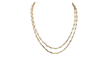 Collier 74cm Cartier Grain d'Avoine - Collier sautoir en or jaune 18 ct 58 Facettes 32383