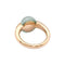 Bague 53 Pomellato Luna - Bague en or rose et aigue-marine 58 Facettes 35296