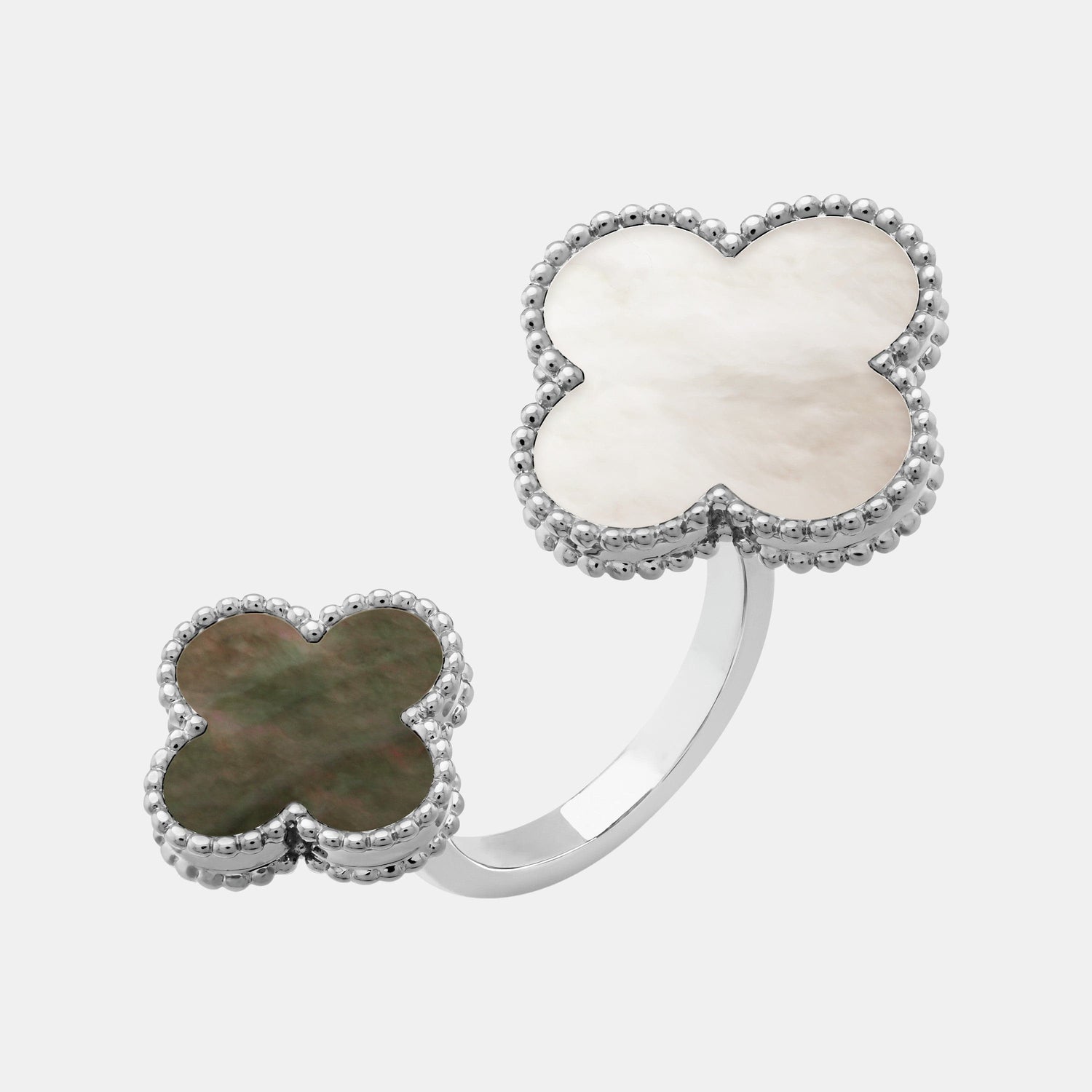 Bague Magic Alhambra Or blanc Perle 
