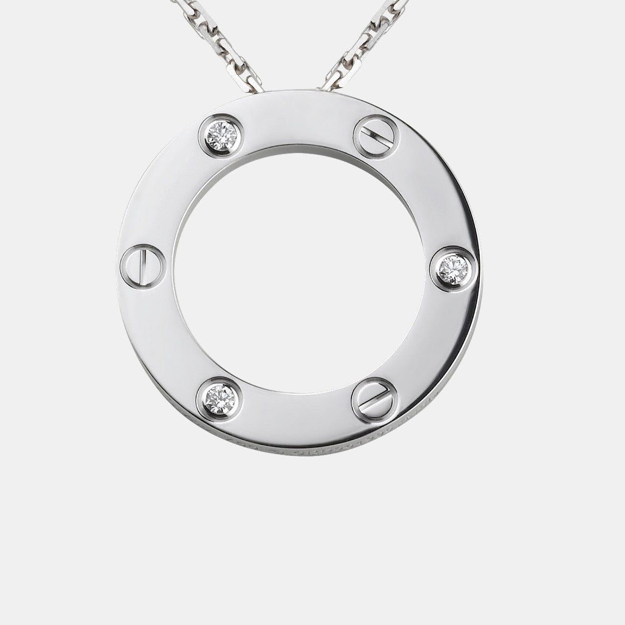 LOVE Collier, 3 diamonds