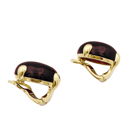 Boucles d'oreilles Boucles d'oreilles Pomellato, "Griffe", grenat, or jaune. 58 Facettes 34574