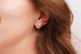 Boucles d'oreilles Boucles d’oreilles cœurs en or jaune 18k et diamants 58 Facettes 24110