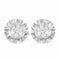 Boucles d'oreilles Boucles d'oreilles en or gris 18 carats et diamants 58 Facettes 66000128