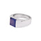 Bague 54 Cartier Tank - Bague en or blanc et calcédoine 58 Facettes 35172
