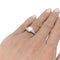 Bague 53 Bague solitaire en platine 950 avec diamant 2 ct et poires 58 Facettes 31592