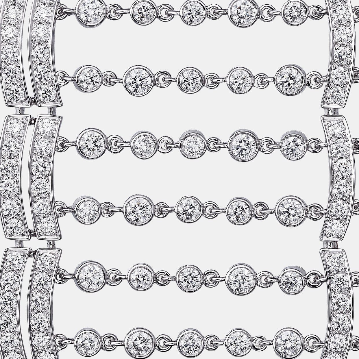 Bracelet Pluie de Cartier Or blanc Diamant
